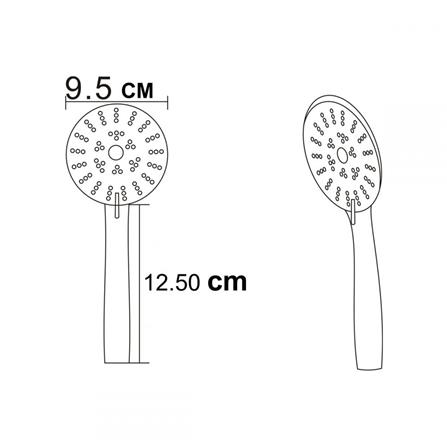 ชุดฝักบัวสายอ่อน 3 ระดับ RASLAND 16CS02 สีโครม_7