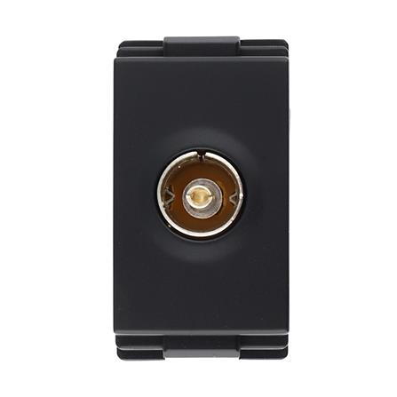 เต้ารับโทรทัศน์ 75 โอห์ม HACO TJ-W8201TV-SBL  สีแม็ทดาร์ค_0