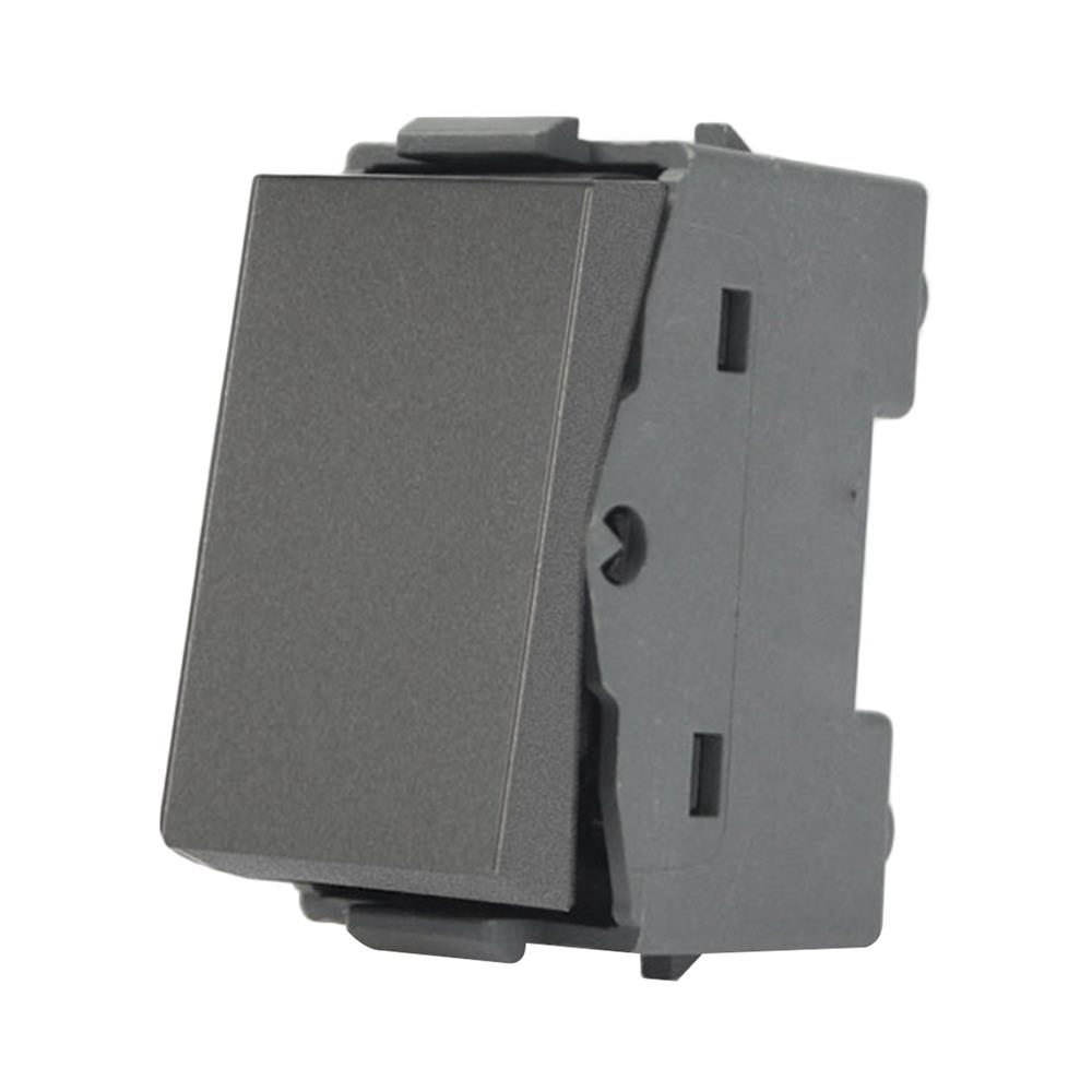 สวิตช์ 2 ทาง HACO TJ-W2711A-2-MSB ขนาด 1 ช่อง สีแม็ทแกร