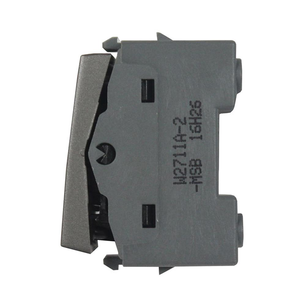 สวิตช์ 2 ทาง HACO TJ-W2711A-2-MSB ขนาด 1 ช่อง สีแม็ทแกร