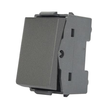 สวิตช์ 2 ทาง HACO TJ-W2711A-2-MSB ขนาด 1 ช่อง สีแม็ทแกร_1