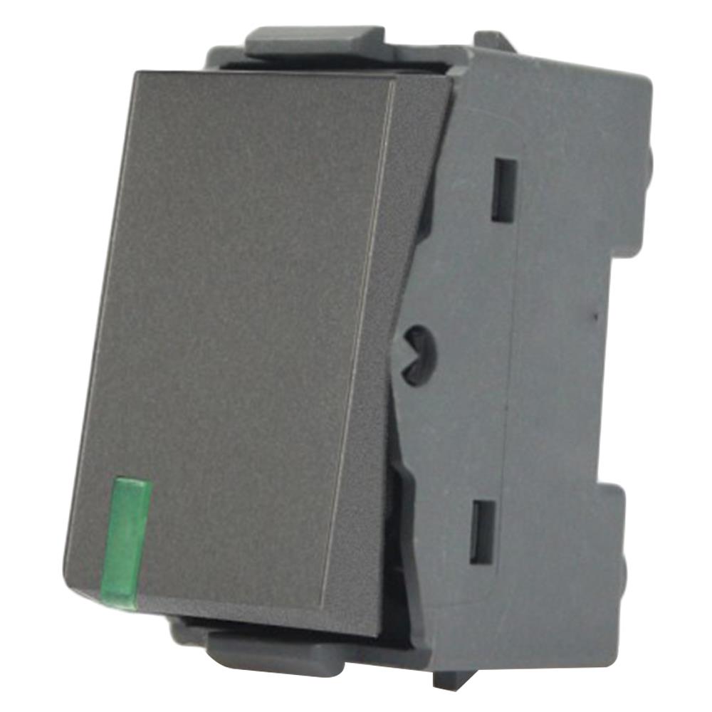 สวิตช์ 1 ทาง HACO TJ-W2711-MSB ขนาด 1 ช่อง สีแม็ทแกร