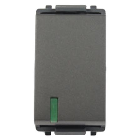 สวิตช์ 1 ทาง HACO TJ-W2711-MSB ขนาด 1 ช่อง สีแม็ทแ...