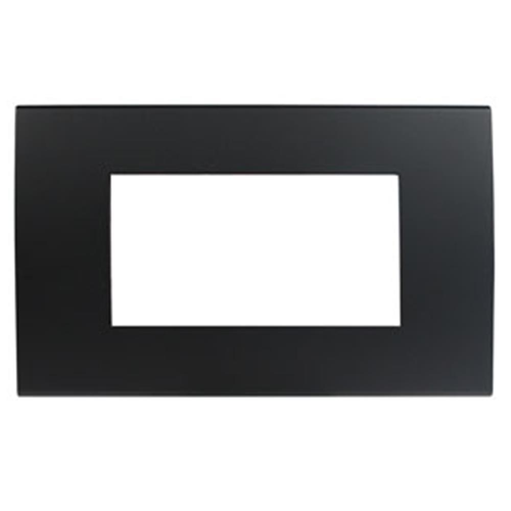 หน้ากาก 3 ช่อง HACO TJ-W1113-SBL สีแม็ทดาร์ค