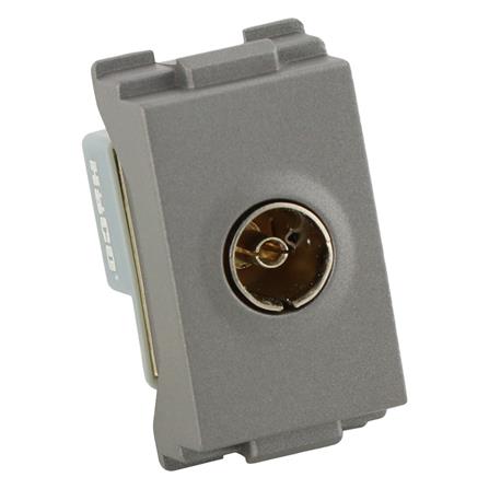 เต้ารับโทรทัศน์ 75 โอห์ม HACO TJ-W8201TV-MSB สี MATT GREY_1