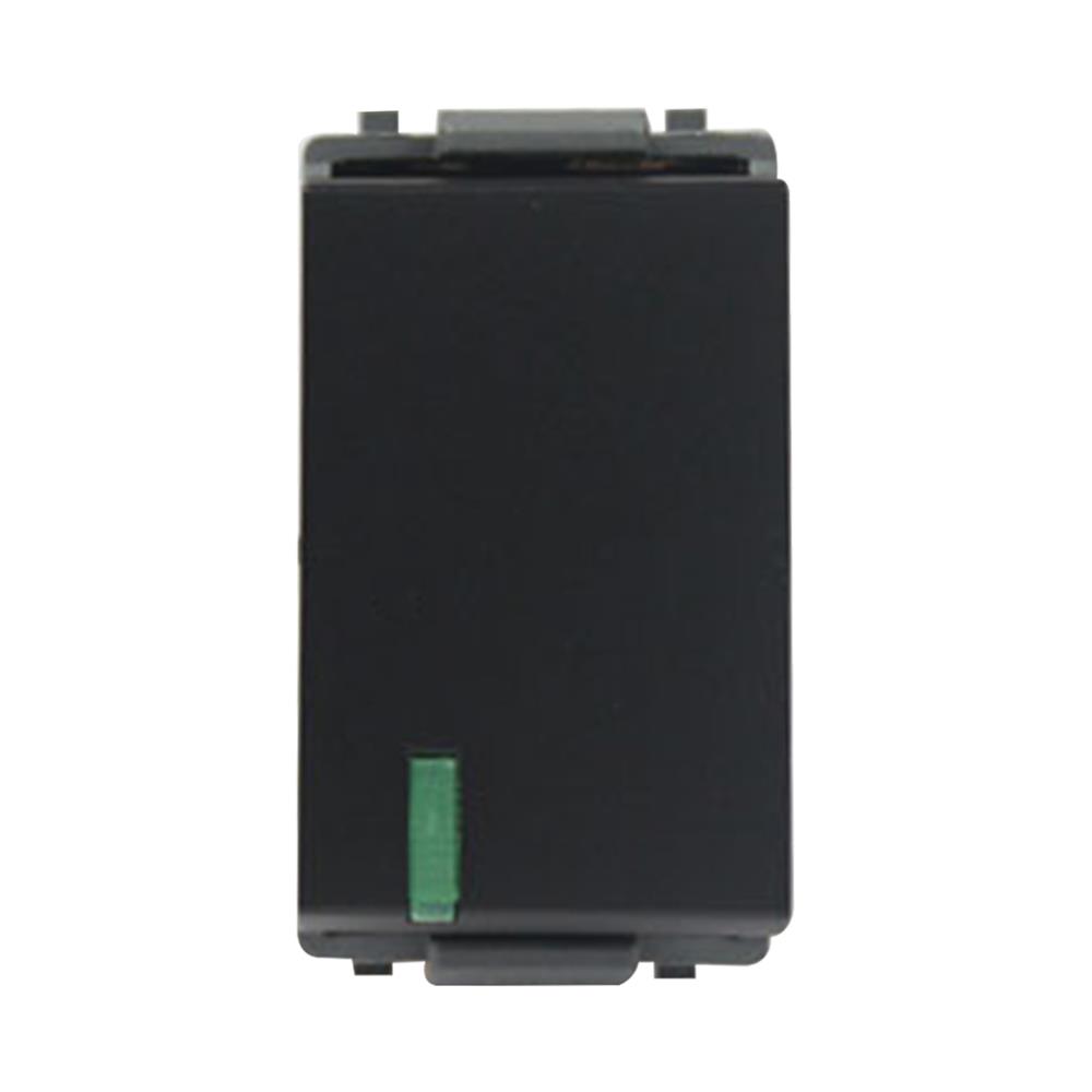สวิตช์ 1 ทาง HACO J-W2711-SBL 16A ขนาด 1 ช่อง สีแม็ทดาร์ค