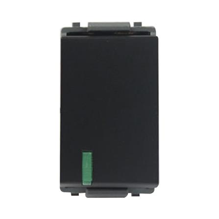 สวิตช์ 1 ทาง HACO J-W2711-SBL 16A ขนาด 1 ช่อง สีแม็ทดาร์ค_0