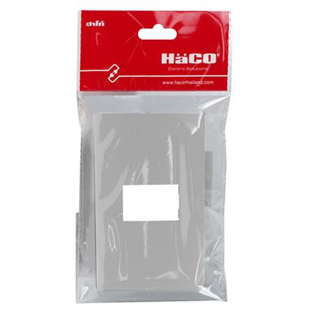 หน้ากาก 1 ช่อง HACO TJ-W1111-MSB สีแม็ทแกร์_3