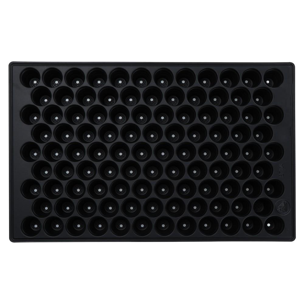 ถาดเพาะกล้า SPRING พลาสติก ขนาด 104 หลุม สีดำ