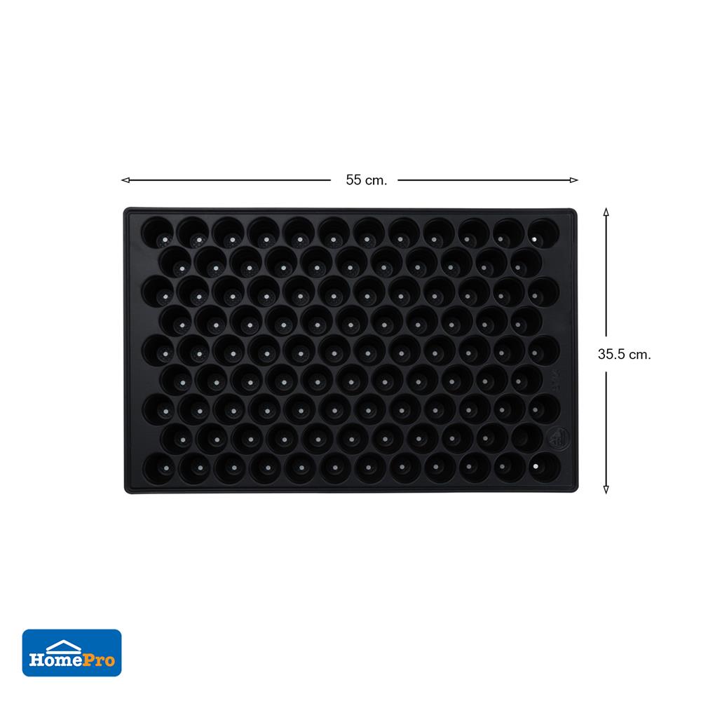 ถาดเพาะกล้า SPRING พลาสติก ขนาด 104 หลุม สีดำ
