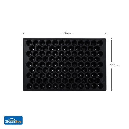 ถาดเพาะกล้า SPRING พลาสติก ขนาด 104 หลุม สีดำ_5