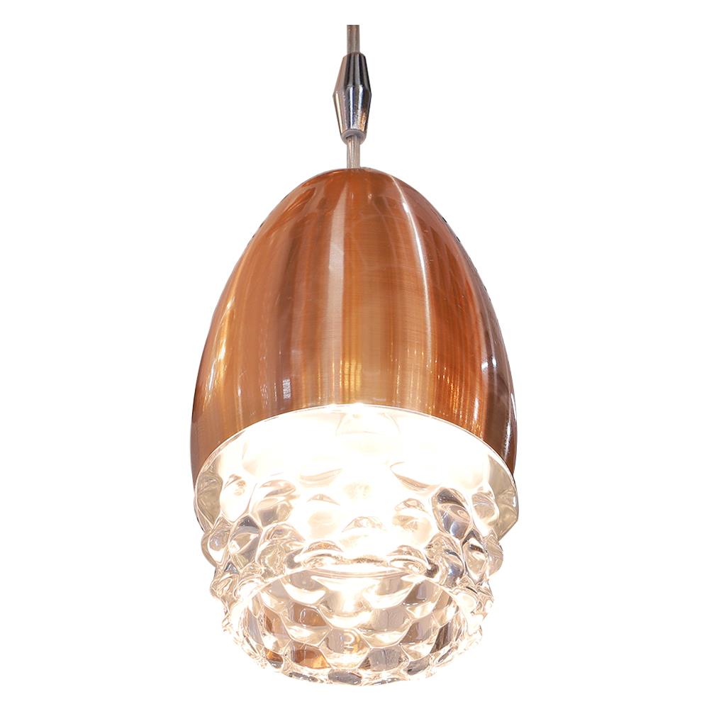 ไฟช่อ L&E 01-02501  สีทองแดง/น้ำตาล 5 หัว