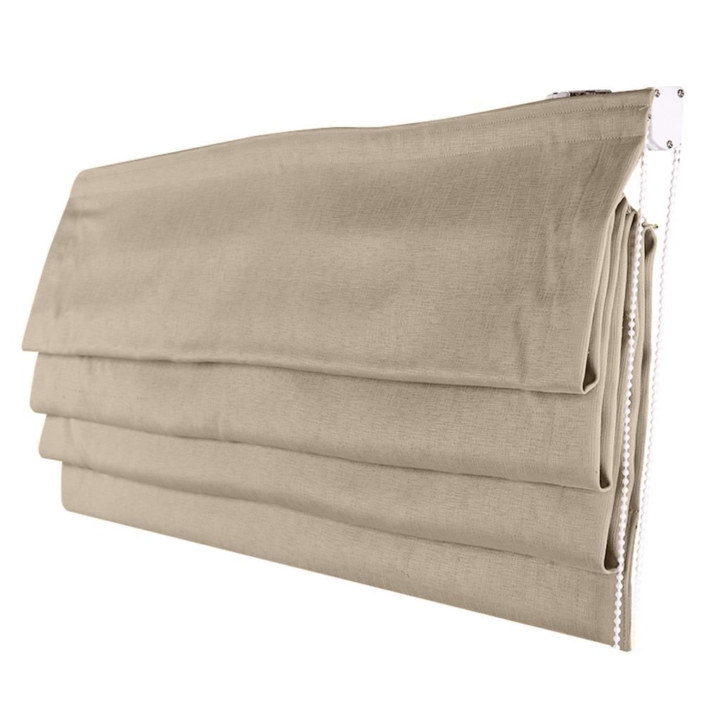 ผ้าม่านพับ HOME LIVING STYLE COCO 100x160 ซม. สีเบจ