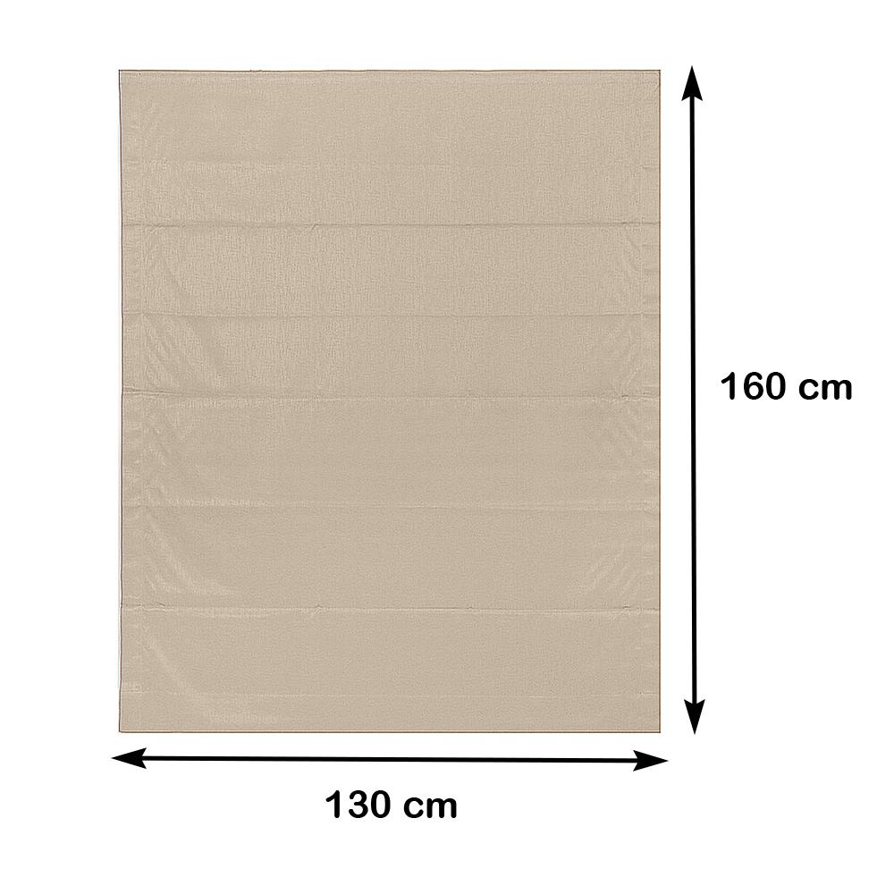 ผ้าม่านพับ HOME LIVING STYLE COCO UV 130x160 ซม. สีเบจ