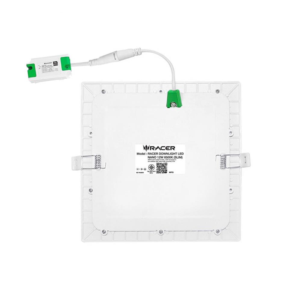 ดาวน์ไลท์ LED RACER NANO-Q 6.6 นิ้ว 12 วัตต์ DAYLIGHT สีขาว