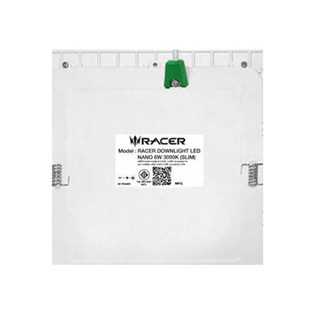 ดาวน์ไลท์ LED RACER NANO-Q 4.6 นิ้ว 6 วัตต์ WARM WHITE สีขาว_6