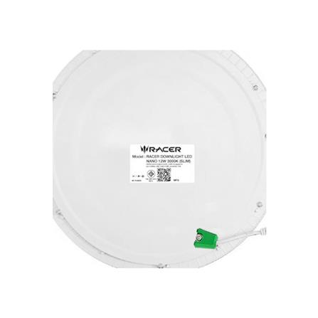 ดาวน์ไลท์ LED RACER NANO-D 6.6 นิ้ว 12 วัตต์ WARM WHITE สีขาว_6