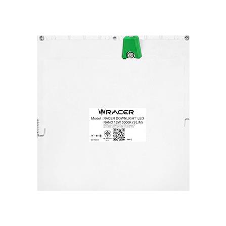 ดาวน์ไลท์ LED RACER NANO-Q 6.6 นิ้ว 12 วัตต์ WARM WHITE สีขาว_6