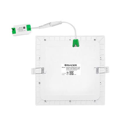 ดาวน์ไลท์ LED RACER NANO-Q 6.6 นิ้ว 12 วัตต์ WARM WHITE สีขาว_2