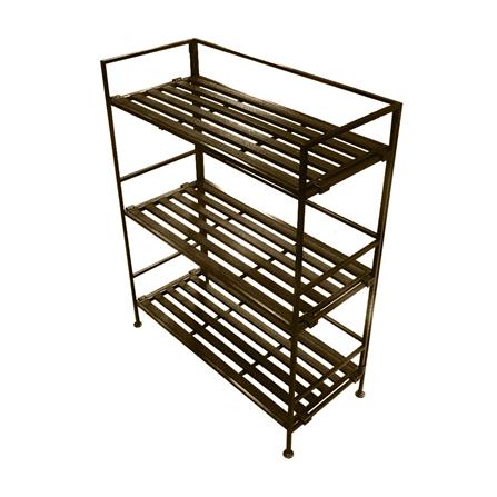 3 TIER SHELVES STACKO SHE04115 64.5X28.5X81.9CM DARK BROWN_1