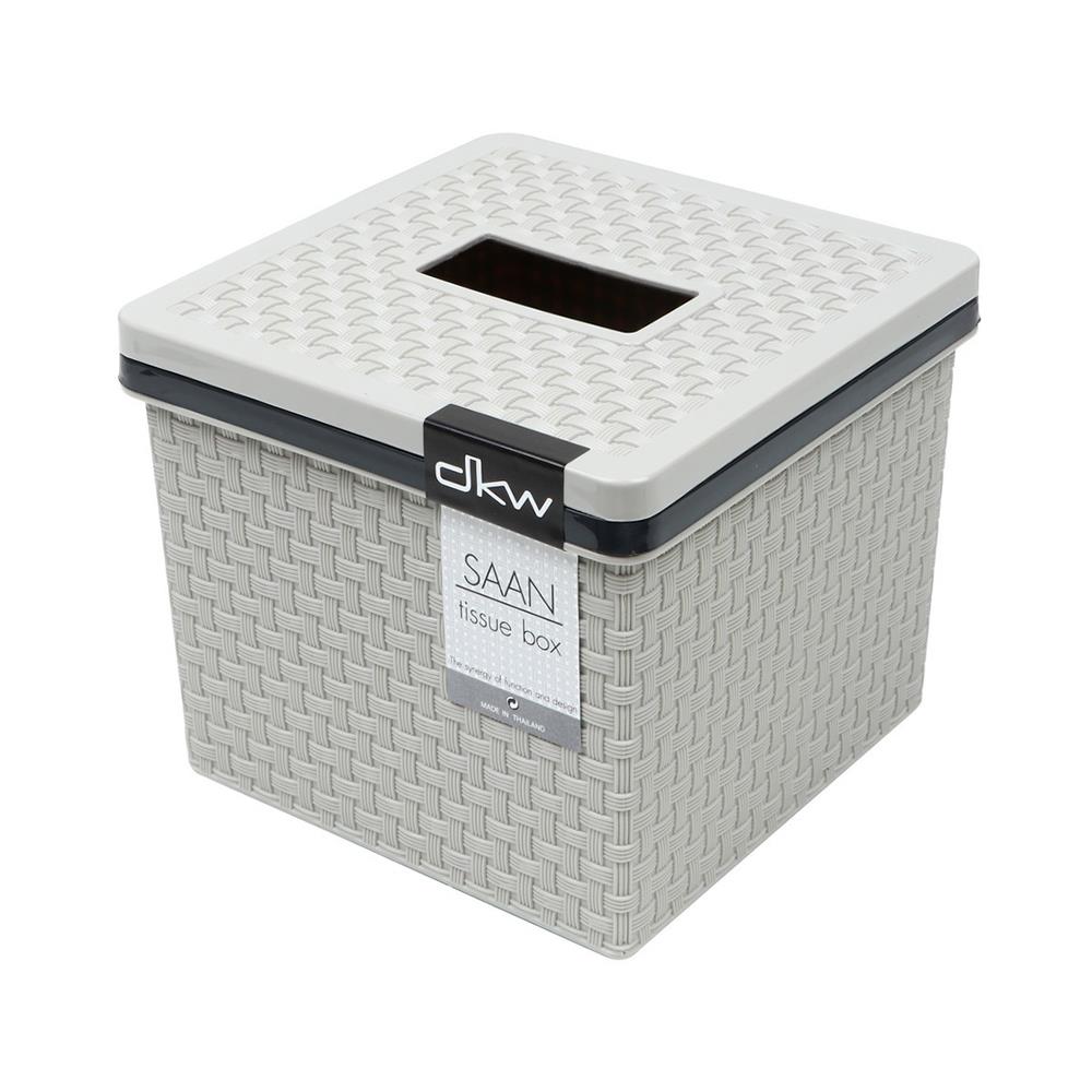 กล่องทิชชู่ POP UP DKW SAAN สีเทา