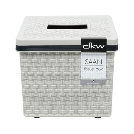 กล่องทิชชู่ POP UP DKW SAAN สีเทา_1