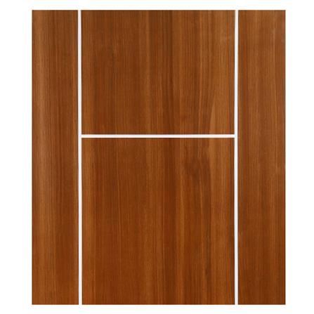 ประตูภายใน ไวนิล AZLE MD1 80X200 ซม. สีสัก เจาะลูกบิด_2