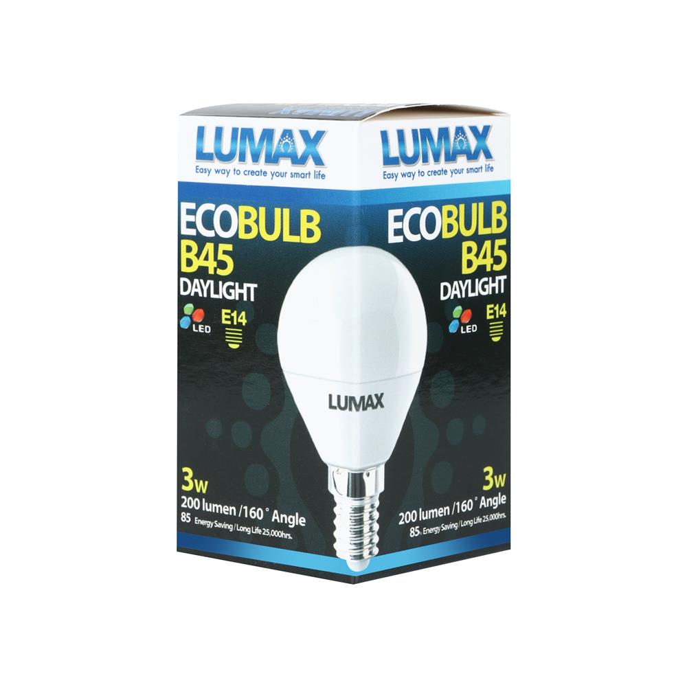 หลอด LED L&E ECO B45 3W E14 DAYLIGHT