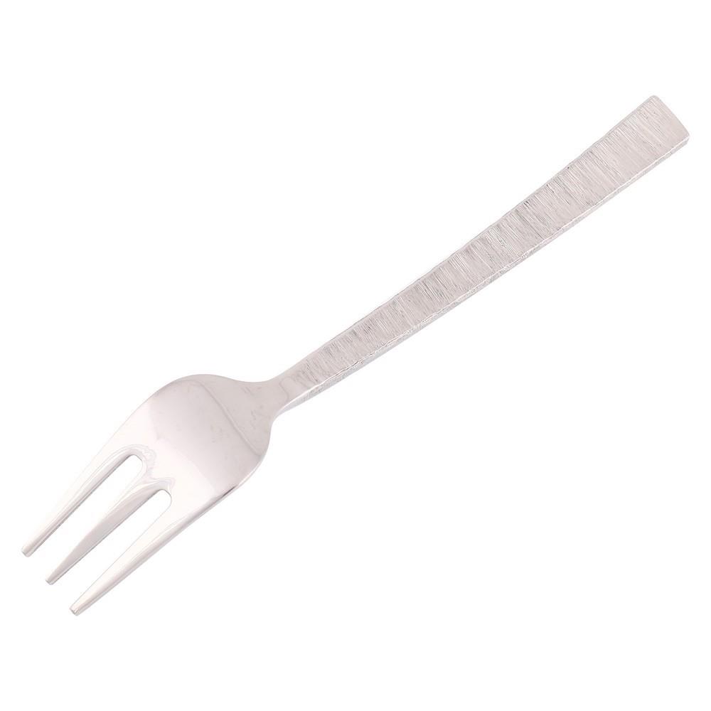 ส้อมหวานสเตนเลส  ลายโพธิ์ทองเงา