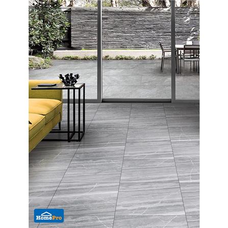 กระเบื้องพื้นพอร์ซเลน  16x16 นิ้ว COTTO ฮาร์โมไนซ์ สโตน เทาอ่อน PM_2