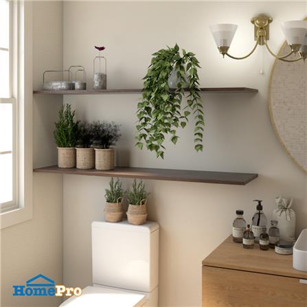 แผ่นชั้นไม้เมลามีน STACKO 120x30x1.6 ซม. สีเวงเก้_5