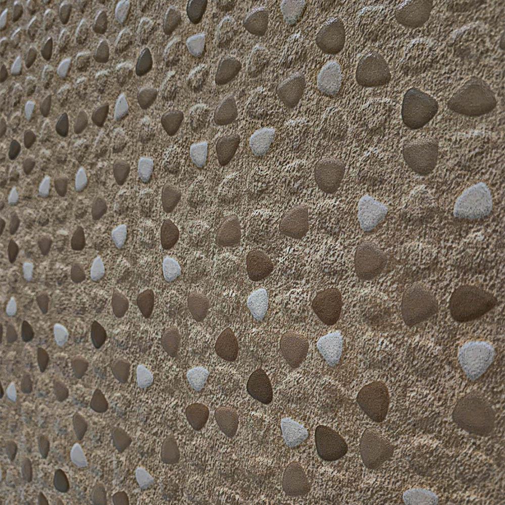 กระเบื้องพื้นพอร์ซเลน  16x16 นิ้ว COTTO ฮัมเบิ้ล ร็อค น้ำตาล PM