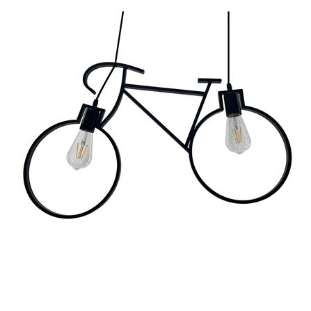 ไฟช่อ EVL HG-0019/2 สีดำ 2 หัว_1