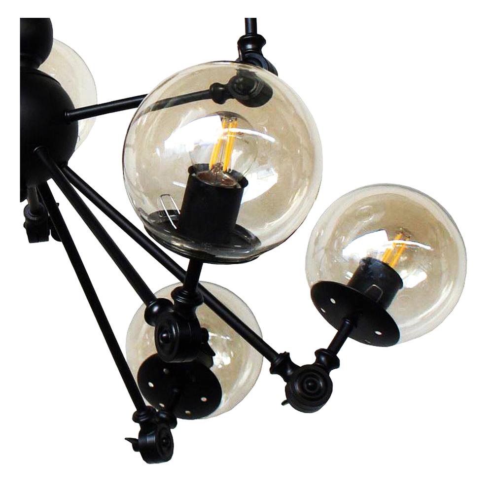 ไฟช่อ EVL HL-0011/9 สีดำ 9 หัว