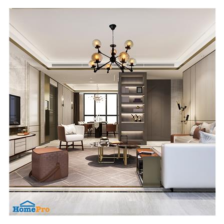 ไฟช่อ EVL HL-0011/9 สีดำ 9 หัว_3