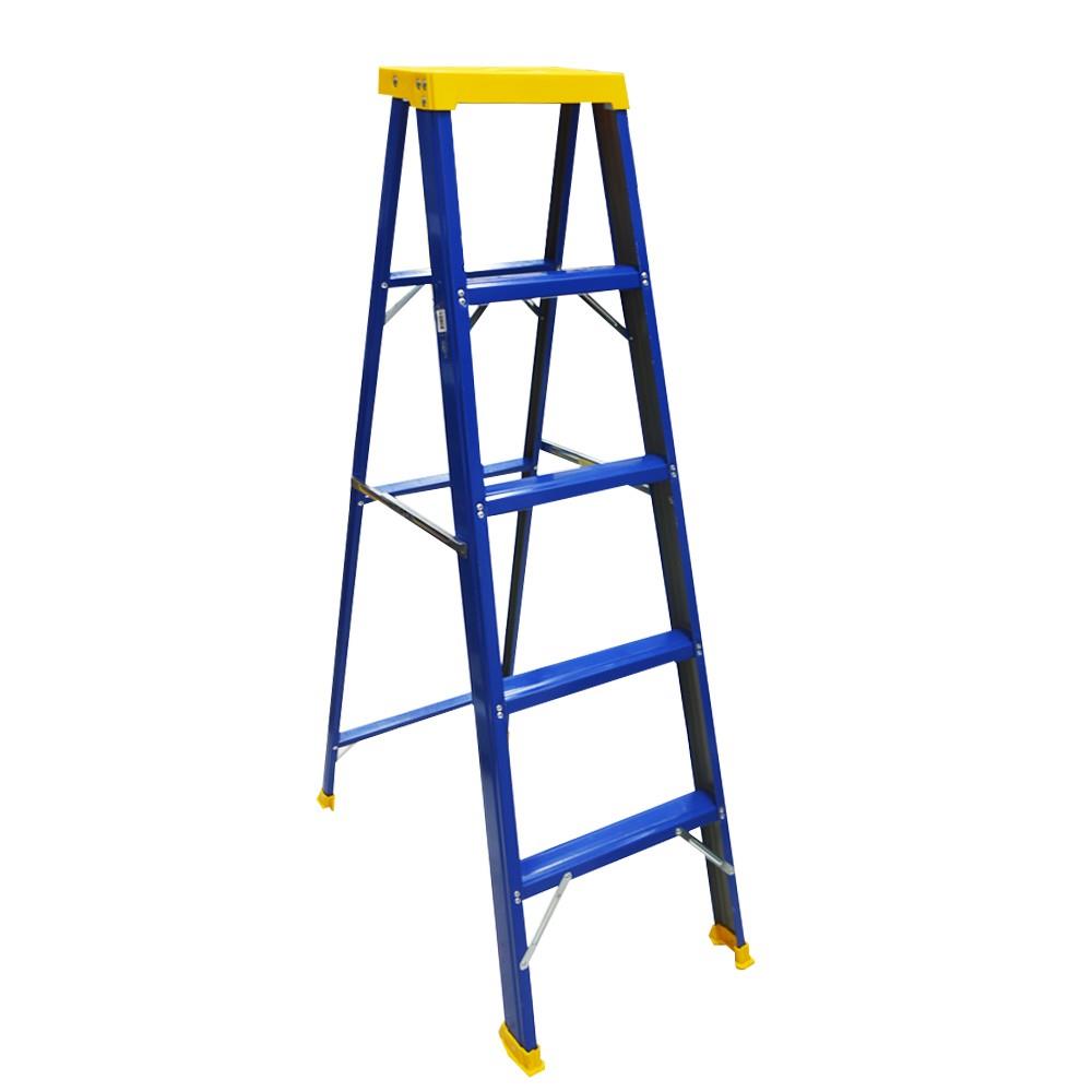 บันไดเคลือบสีแบบมีถาด SANKI 5 ขั้น