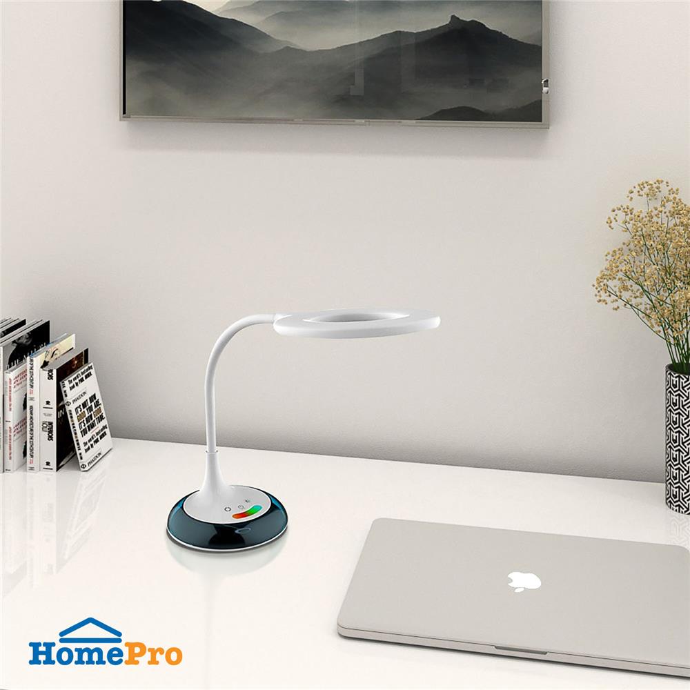 ไฟอ่านหนังสือ LED CARINI LA-R908RGB 8 วัตต์ สีขาว