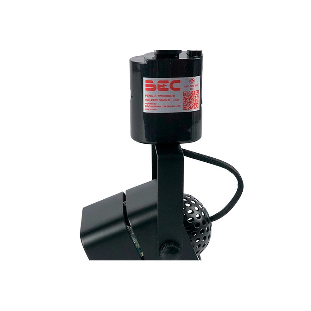 แทรคไลท์ LED BEC PENA-S 7 วัตต์ WARM WHITE สีดำ