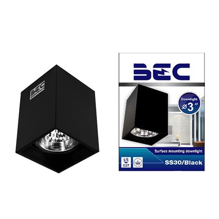 ดาวน์ไลท์ BEC SS30/BK 3นิ้ว โลหะ สีดำ_2
