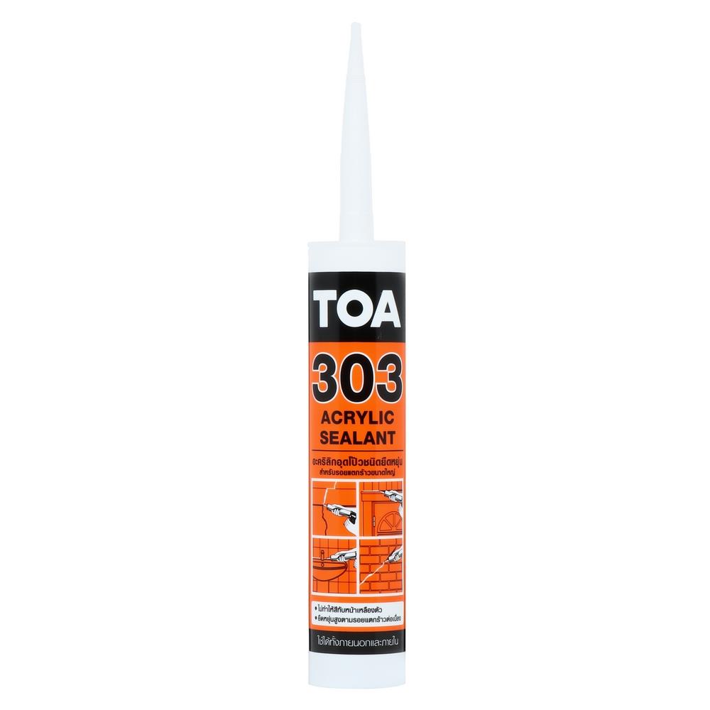 อะคริลิกซีลแลนท์ TOA 303 280 มล. สีขาว
