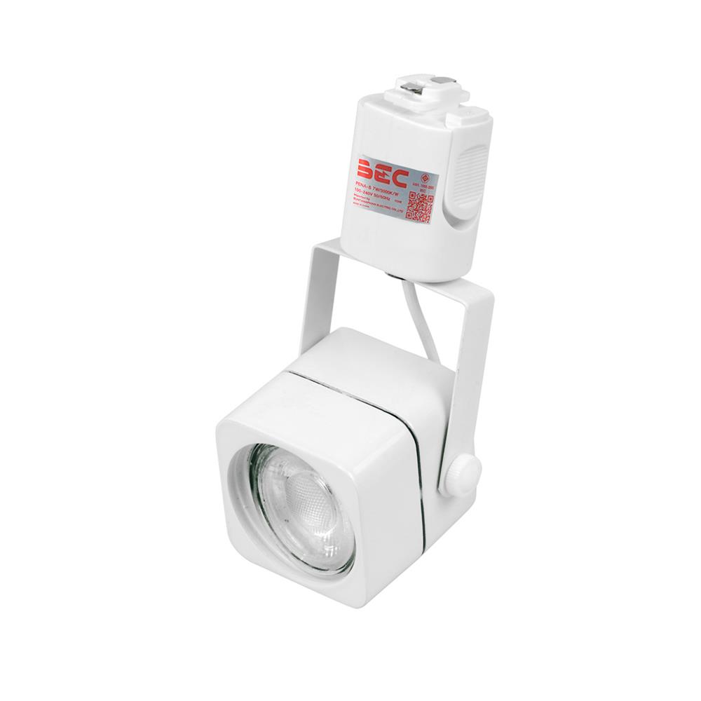 แทรคไลท์ LED BEC PENA-S 7 วัตต์ WARM WHITE สีขาว