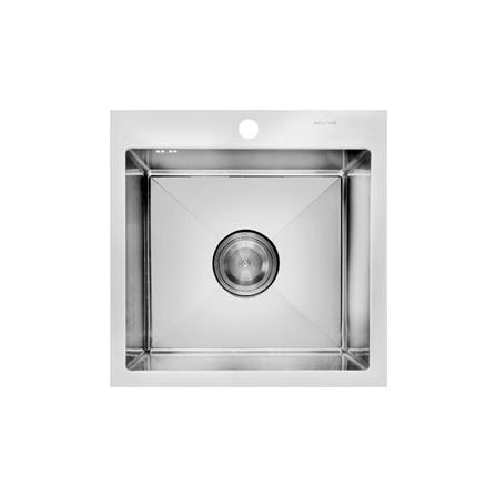 ซิงค์ฝังสแควร์ 1หลุม LUCKY FLAME EUS-0551 สเตนเลส_0