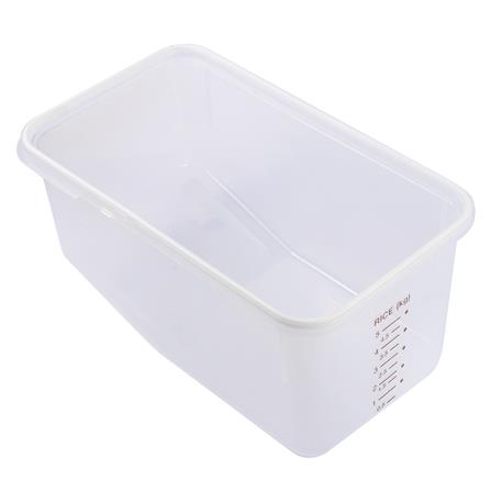 ถังข้าวสารพลาสติก 6 กก. + ถ้วยตวง SUPER LOCK 6044 สีขาว_2