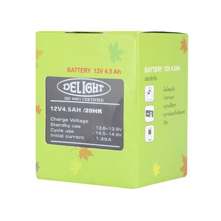 แบตเตอรี่แห้ง 12V 4.5AH DELIGHT_1