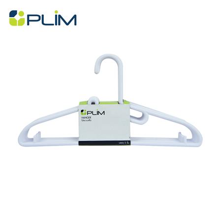 ไม้แขวนเสื้อ H-055 ขาว PLIM (1x5)_0