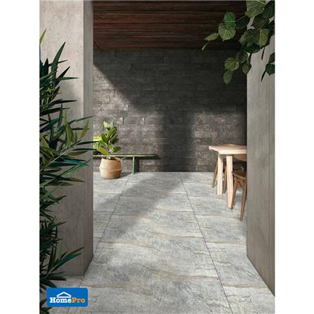 กระเบื้องพื้นพอร์ซเลน  16x16 นิ้ว COTTO โมลก้า เทา ExC PM_1