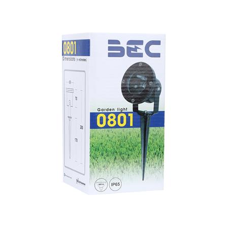 ไฟส่องต้นไม้แบบปักดิน BEC 0801 สีดำ_3