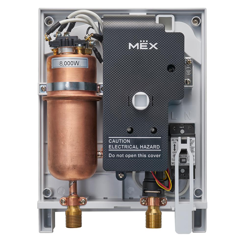 เครื่องทำน้ำร้อน MEX CUBE 8000 วัตต์ สีเทา/เงิน