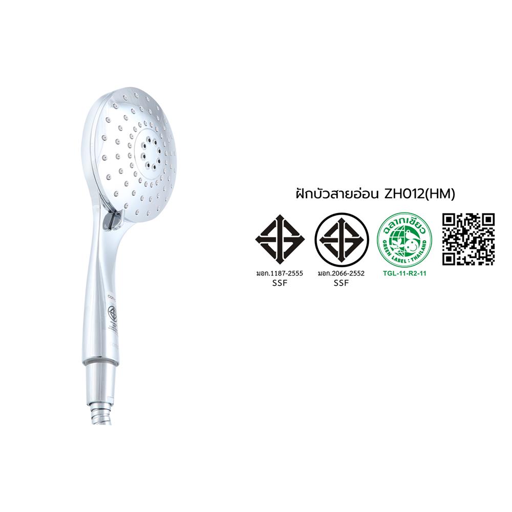 ชุดฝักบัวสายอ่อน 3 ระดับ COTTO ZH012(HM) สีโครม