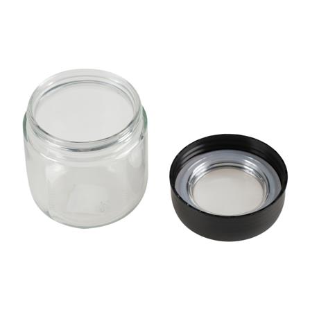 ขวดโหลแก้วฝาเกลียว MAGNIFF 0.35 ลิตร สีดำ_3